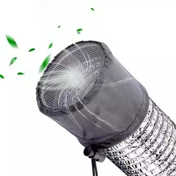 Пылезащитный чехол для выхлопной трубы, внутренняя мобильная труба для кондиционирования воздуха, мешок для утечки, вытяжная вентиляционная труба, защита от пыли, трос S-1PCS