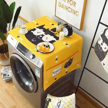 Пылезащитный чехол с мультяшным рисунком для стиральной машины и холодильника Carter family, 55*140cm
