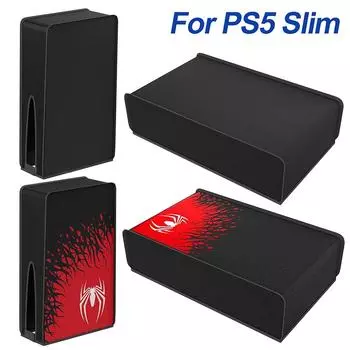 Пылезащитный чехол Spider для игровой консоли PS5 Slim, устойчивый к царапинам пылезащитный чехол, моющийся защитный чехол для PlayStation 5 Slim