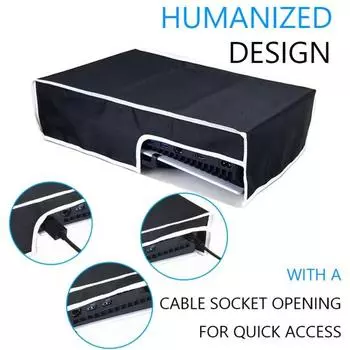 Пылезащитный чехол Водонепроницаемая консоль Пылезащитная защита от царапин Защитный чехол игровой консоли для PS5 Slim C