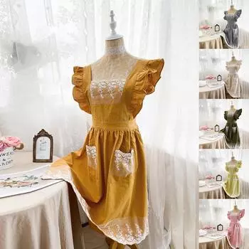 Пылезащитный фартук для приготовления пищи, моющийся, полезный, легко чистящийся, кухонная одежда, защитный фартук зелёный