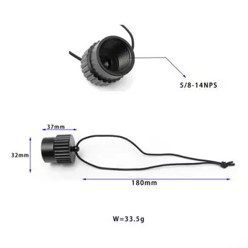 Пылезащитный колпачок Профессиональная защита акваланга Полезно чёрный