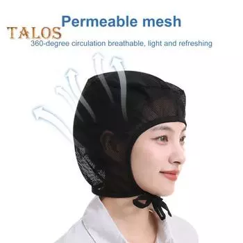Пылезащитный колпачок с ремнями, надежная посадка, унисекс, противоскользящая, регулируемая, дышащая, сетка, предотвращающая рост волос, рабочая шапка для фабрик и мастерских белый