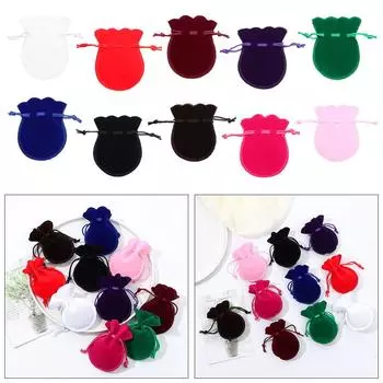 Пылезащитный мешочек на шнурке, мешочек для ювелирных изделий, фланелевая сумка, бархатная сумка, органайзер для ювелирных изделий