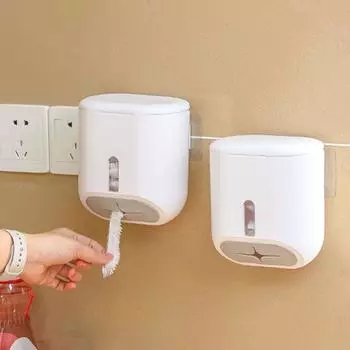 Пылезащитный пластиковый ящик для хранения, большая емкость для пищевых продуктов, контейнер для хранения на кухне белый