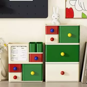 Пылезащитный ящик для хранения косметики, бытовая утварь, ящик для хранения всякой всячины Single-White