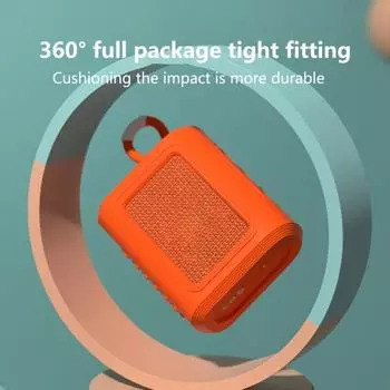 Пылезащитный, высокоэластичный, удобный, противоударный, Bluetooth-совместимый динамик, силиконовый защитный чехол, силиконовый чехол жёлтый