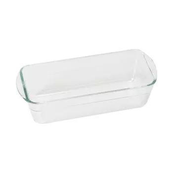 PYREX Pound Loaf Dish Plate Heat Resistant Glass Microwave Safe Oven Safe Dishwasher Safe H Clear 1.5L CP-8547