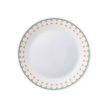 Pyrex Pyrex PXMK-DP105-HP/JP CP-8856 Молочное стекло, обеденная тарелка, 10,2 дюйма (26 см), Тарелка, ударопрочная, легкая, безопасная для микроволновой печи, можно мыть в посудомоечной машине