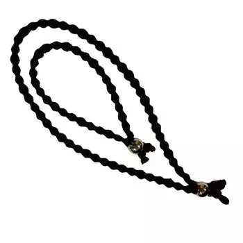 Пышные хвостики-галстуки с регулируемой длиной, повязка на голову для коротких кудрявых вьющихся волос, длинный мягкий ободок-галстук для женщин с густыми волосами