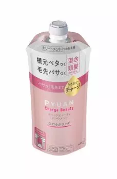 PYUAN Charge Beauty Treatment Smooth Rich Refill 340 мл серия по уходу за смешанными волосами с липкими корнями и сухими волосами с ароматом сливы и камелии [кончики волос] &
