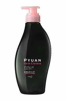 PYUAN Deto Cleanse Shampoo Smooth Rich Pump 500 мл серия по уходу за смешанными волосами с липкими корнями и сухой формулой аромат сливы и камелии 500 мл [Концы волос]
