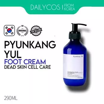 PYUNKANG YUL Смягчающий крем для ног с зеленым чаем, маслом ши для сухих, потрескавшихся ног, пяток | Более гладкий и мягкий уход за ногами