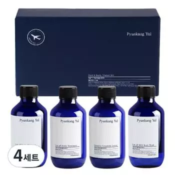 Pyunkangyul hair & body travel 4-piece kit, 4 sets