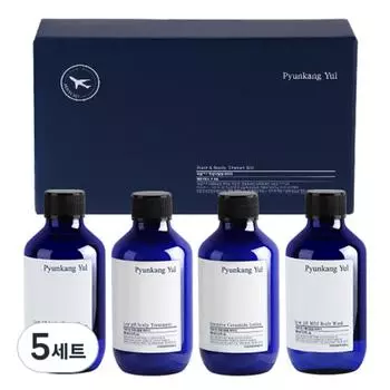 Pyunkangyul hair & body travel 4-piece kit, 5 sets