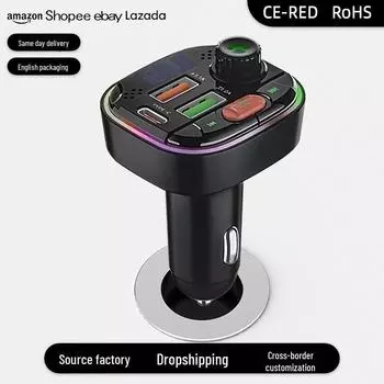 Q29 Bluetooth автомобильное зарядное устройство для MP3-плеера и аудиоплеера с микрофоном и USB-портом Full test bag