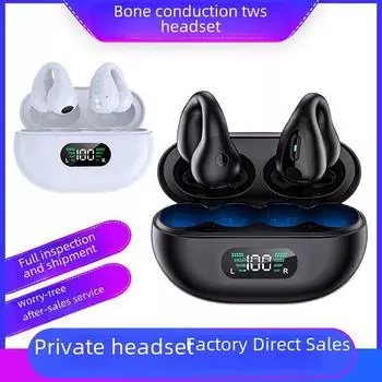 Q80 Bluetooth спортивные наушники с костной проводимостью: Беспроводная, с зажимом, удобная посадка и безопасная для ушей конструкция.