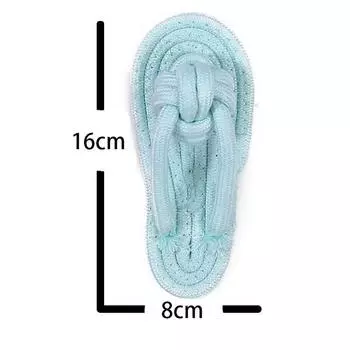 Q dog knot toys medium and large dog molar cotton rope pet toys bite-resistant teeth cleaning dog toys