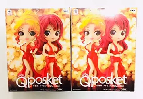 Q posket Kano Sisters Fabulous Qposket Kyoko Kano Mika Kano Комплект красного платья