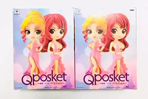 Q posket Kano Sisters Fabulous Qposket Kyoko Kano Mika Kano Комплект розового платья
