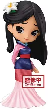 Q posket Персонажи Disney Мулан Блестящая линия Мулан Обычный цвет Disney Фигурка Аниме Приз Товары Banpresto Ремешок День рождения Модель Игрушка