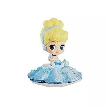 Q Posket SUGIRLY Disney Characters Cinderella Milky Color Single Item Single Item -Cinderella-