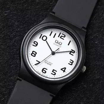 Q&Q аналоговые большие циферблаты малошумные водонепроницаемые наручные часы для проверки способностей в колледже VP46J-005Y