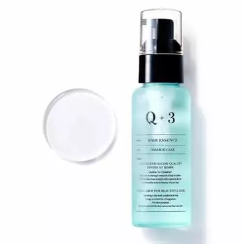 Q+ qualitas hair oil, smooth, no-rinse treatment, moisturizing, damage repair, 80ml