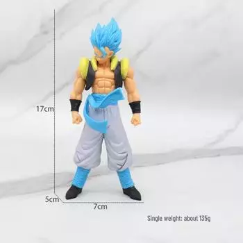 Q Version Dragon Ball Figure: Childhood Goku on Somersault Cloud with Broly Holding Pearl