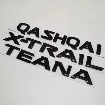 QASHQAI X-TRAIL TEANA Эмблема автомобиля Задняя наклейка QASHQAI