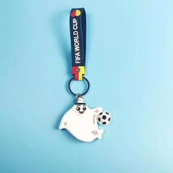 Qatar 2022 Football Mascot Laeeb Keychain Fans Children Toy Christmas Gift