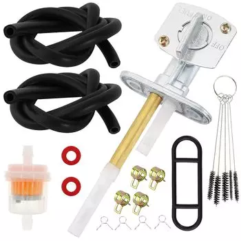 QAZAKY Топливный газовый кран для Yamaha Suzuki Kawasaki ATV Мотоцикл Blaster Banshee Warrior Wolverine Grizzly Raptor