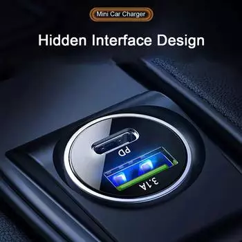 QC3.0 быстрое автомобильное зарядное устройство USB Type C адаптер быстрая зарядка для 12 В 24 В автомобиля грузовика лодки автофургона мотоцикла быстрые зарядные устройства чёрный