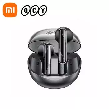 QCY AilyBuds прозрачные беспроводные наушники Bluetooth 5.3 TWS наушники полувкладыши игровая гарнитура чёрный