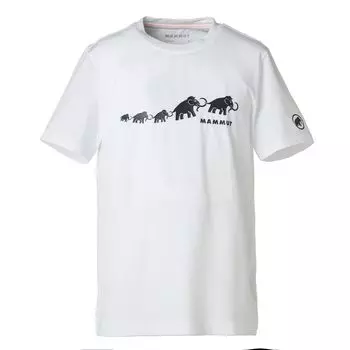 QD Logo Print CE Asian Fit Logo Print CE AF Men белая [Mammut] Футболка Мужская/QD Футболка 1017-06340 белый