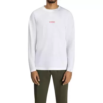 QD Logo Print Longsleeve Asian Fit Logo Print Longsleeve AF Men M white red PRT1 [Mammut] T-shirts Men/QD T-shirts 1016-01030