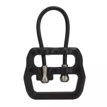 QD Wire Loop Black Quick Release Stainless Steel Quick Detach Hunting Buckle for 25mm Combat Strap