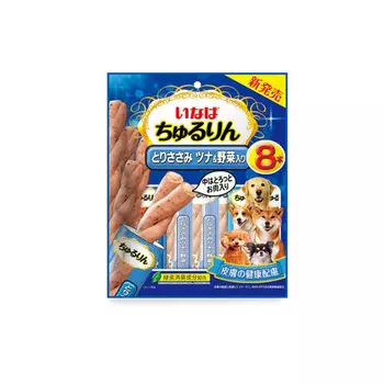 [QDS-45] Кольцо Инаба Чуру 8P (Уход за здоровьем кожи) - Куриная грудка, тунец и овощи 1EA