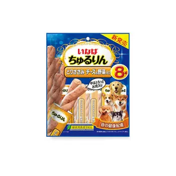 [QDS-46] Кольцо Инаба Чуру 8P (Уход за здоровьем костей) - Куриная грудка с сыром и овощами 1EA