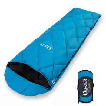 QEZER Down Sleeping 600FP Высококачественный конвертный тип для сна на 400 тонн воды, может быть подключен к 2, поставляется с хранилищем для сна в случае стихийного бедствия