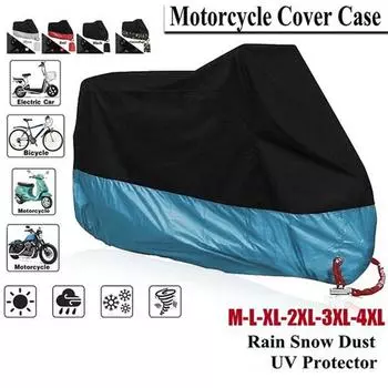 QI Универсальный открытый УФ-защитный велосипедный пылезащитный дождевик для мотоцикла для водонепроницаемого M
