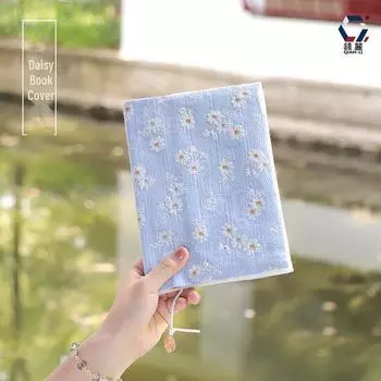 Qian Li Handmade Daisy Cloth A5 Регулируемая обложка для книги для блокнотов A5 book cover розовый