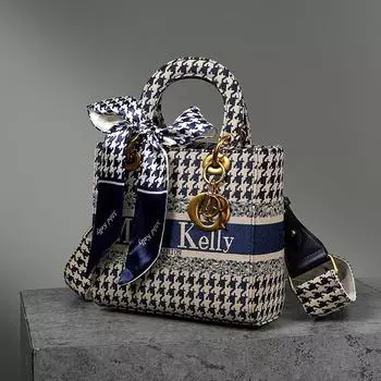 Qiandongge Princess Diana bag 2025 autumn and winter new shoulder crossbody high-quality embroidered handbag D home