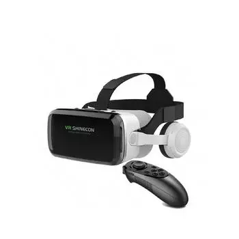 Qianhuan VR SHINECON G04BS Bluetooth VR очки 3D виртуальная реальность гарнитура с наушниками one-size