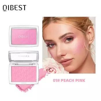QIBEST One Color Blush Enhancement Водостойкий устойчивый к поту стойкий макияж 01