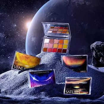 QIBEST Звездные тени для век цвета земли Картофельное пюре Перламутровые матовые блестящие тени для век Пудра 15 цветов Палитра теней для век