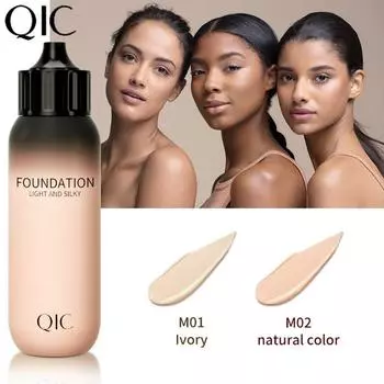 QIC Small Bottle Concealer Foundation, увлажняющий, прозрачный, водостойкий, естественно осветляющий, приятный для кожи BB-крем 01