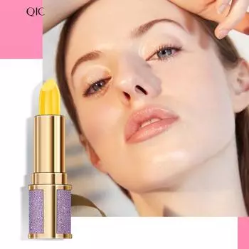 QIC Увлажняющий длительный бальзам для губ с фруктовым вкусом, меняющий цвет, помада Red Pomegranate#
