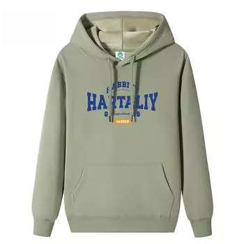 QICED С капюшоном хлопковый свитер для мужчин и женщин осень и зима утепленный и утолщенный молодежный студенческий свободный комплект головной убор с капюшоном M белый