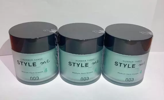 QIDUHUQI Number Three no3 Style Me Wax Средне-твердая смазка 50 г Набор из 3 шт. [Набор]